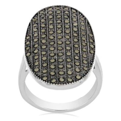 BUY AUSTRIAN MARCASITE GEMSTONE RING IN 925 SILVER 